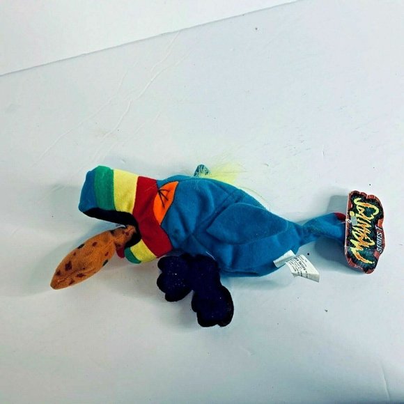 Meanies Series 1 Toucan Hurley Pukin Bean Bag Plush FUN - Picture 1 of 4